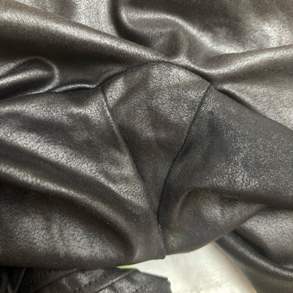 Spanx Faux Leather Moto Leggings EUC - Picture 15 of 16